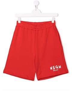 Шорты бермуды с логотипом Msgm kids