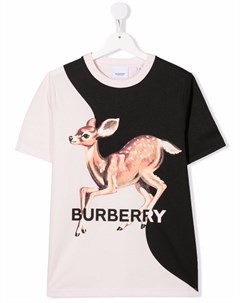 Футболка с логотипом Burberry kids