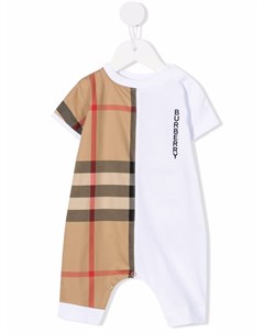 Комбинезон со вставкой в клетку Vintage Check Burberry kids