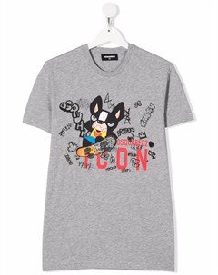 Футболка с принтом Icon Dsquared2 kids