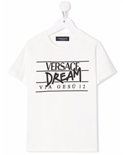 Футболка с логотипом Versace kids