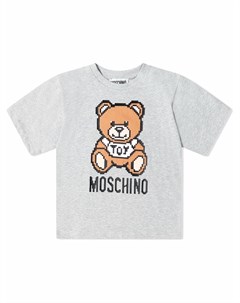 Футболка Teddy Bear с логотипом Moschino kids