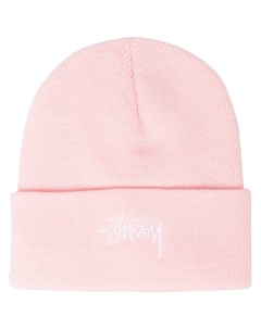 Шапка бини Stock с вышитым логотипом Stussy