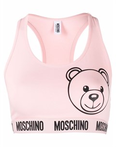 Топ бралетт с принтом Moschino