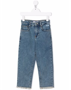 Прямые джинсы с логотипом Msgm kids