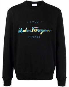 Толстовка с вышитым логотипом Salvatore ferragamo