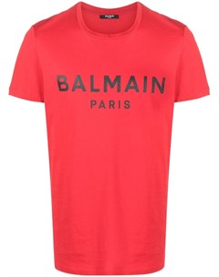 Футболка с логотипом Balmain