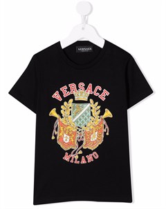 Футболка с логотипом Versace kids