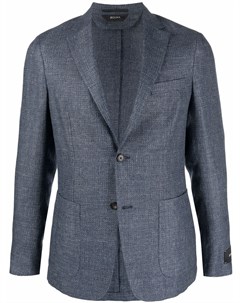 Льняной однобортный пиджак Z zegna