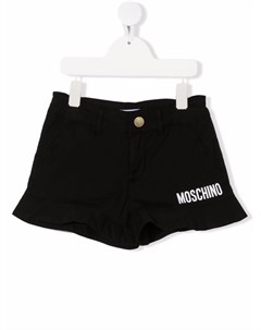 Джинсовые шорты с оборками Moschino kids