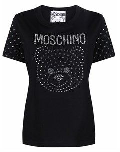 Футболка с кристаллами Moschino