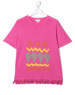 Футболка с вышивкой Stella mccartney kids