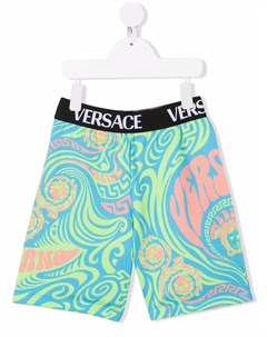 Шорты с логотипом Versace kids