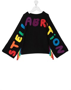 Джемпер Stellabration вязки интарсия с кисточками Stella mccartney kids