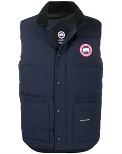 Дутый жилет с нашивкой логотипом Canada goose