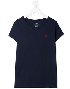 Футболка с вышитым логотипом Ralph lauren kids