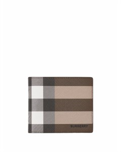 Кошелек в клетку с логотипом Burberry