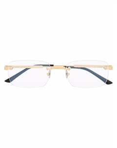 Очки в прямоугольной оправе Cartier eyewear