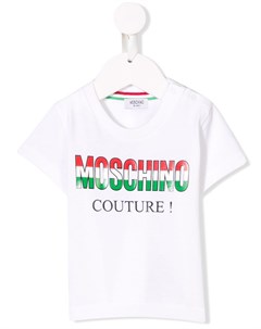 Футболка с логотипом Moschino kids