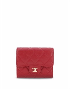 Стеганый кошелек с логотипом CC Chanel pre-owned