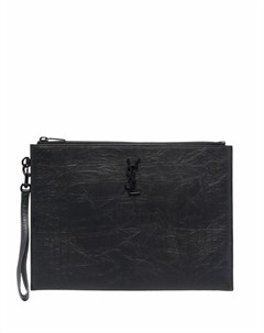 Клатч для iPad с логотипом Saint laurent