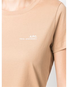 Футболка с логотипом A.p.c.