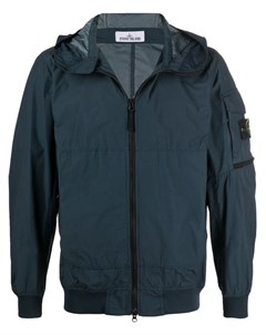 Легкая куртка с капюшоном и нашивкой Compass Stone island