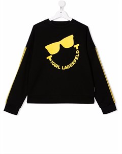 Толстовка с логотипом Karl lagerfeld kids