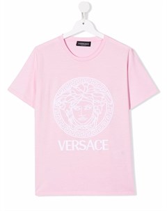 Футболка с принтом Medusa Versace kids