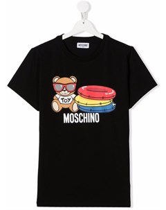 Футболка с логотипом Moschino kids