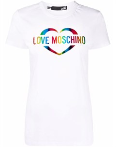 Футболка с логотипом Love moschino