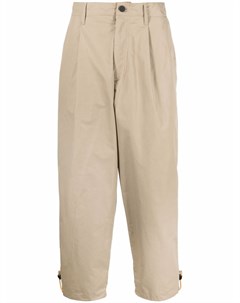 Прямые брюки с эластичным подолом Emporio armani