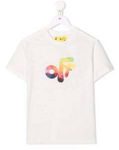 Футболка с принтом Watercolour Arrow Off-white kids