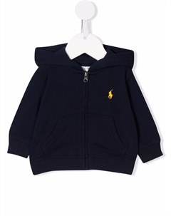 Худи на молнии с логотипом Ralph lauren kids