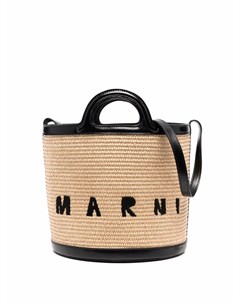 Сумка тоут с вышитым логотипом Marni