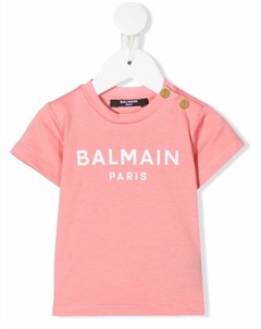 Футболка с логотипом Balmain kids