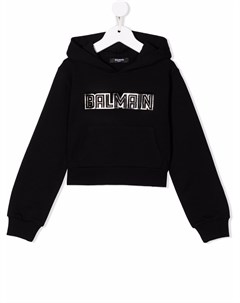 Худи с логотипом Balmain kids