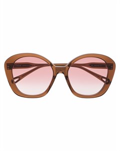 Солнцезащитные очки в массивной оправе Chloé eyewear