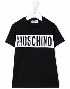 Футболка с логотипом Moschino kids