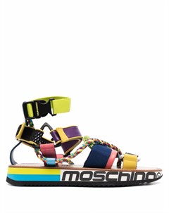 Сандалии со вставками Moschino