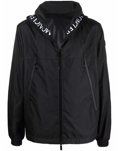 Куртка с логотипом на капюшоне Moncler