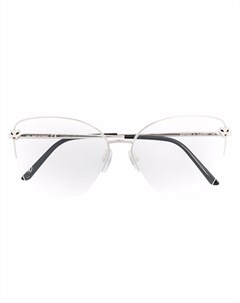 Очки в безободковой оправе Cartier eyewear