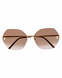 Солнцезащитные очки с эффектом градиента Cartier eyewear