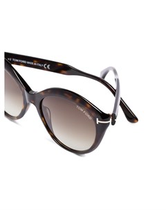 Солнцезащитные очки черепаховой расцветки Tom ford eyewear