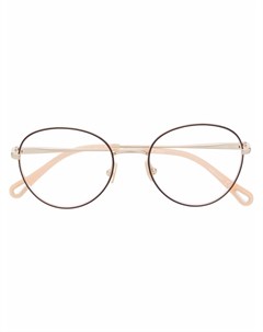 Очки в круглой оправе Chloé eyewear