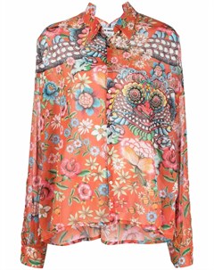Блузка с цветочным принтом Junya watanabe