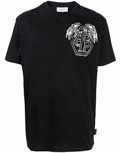 Футболка с логотипом Hexagon Philipp plein