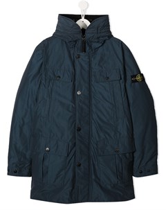 Парка с капюшоном Stone island junior