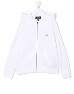 Худи на молнии с логотипом Ralph lauren kids