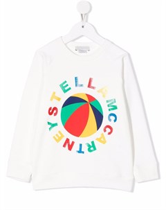 Топ с длинными рукавами и логотипом Stella mccartney kids